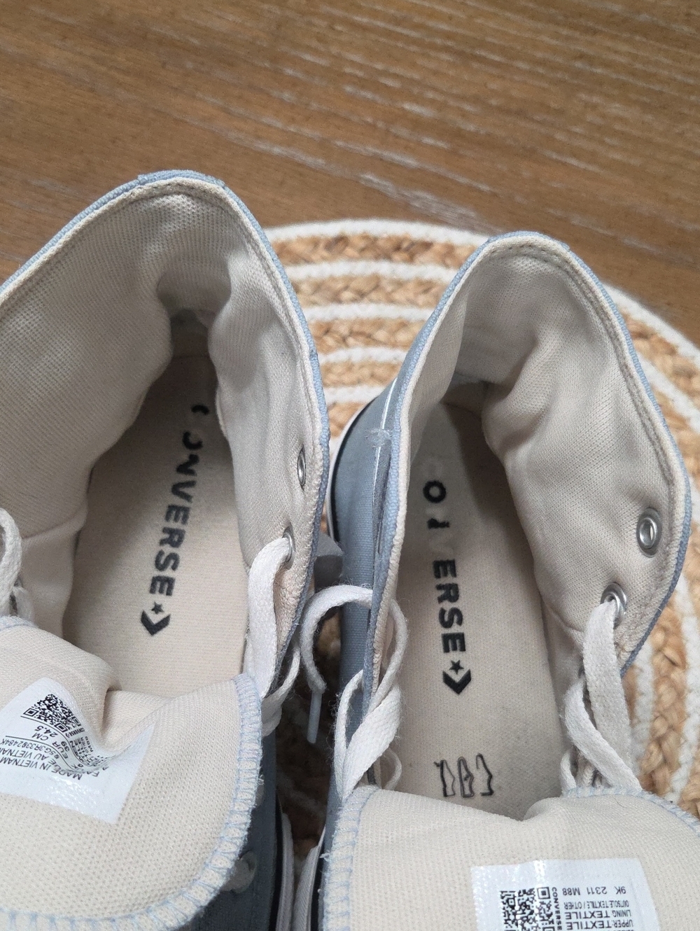 Converse All Star Lift Platform Hightop In Cloudy Blue, Size 8 - Picture 11 of 11